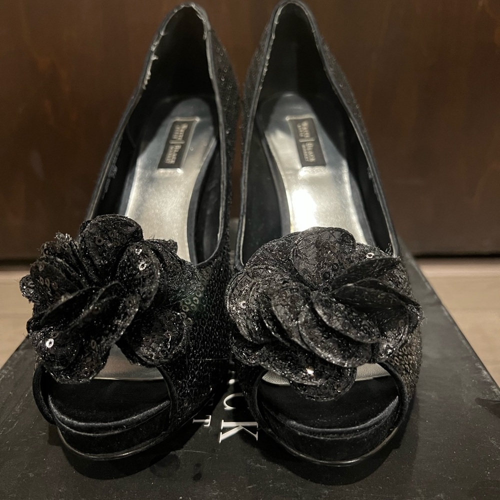 White House Black Market sequined shoes